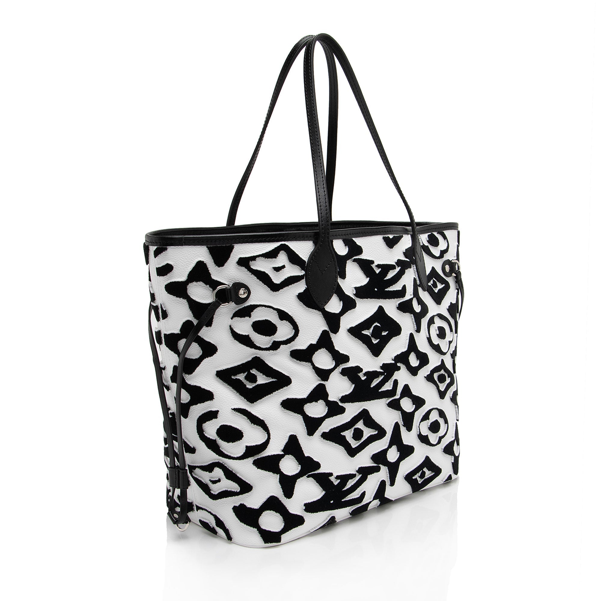 Louis Vuitton x Urs Fischer Tufted Monogram Canvas Neverfull MM Tote