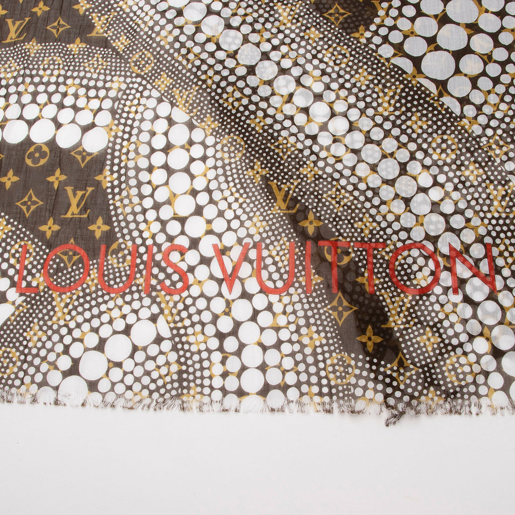 Louis Vuitton x YK Cotton Monogram Infinity Dots Pareo Scarf