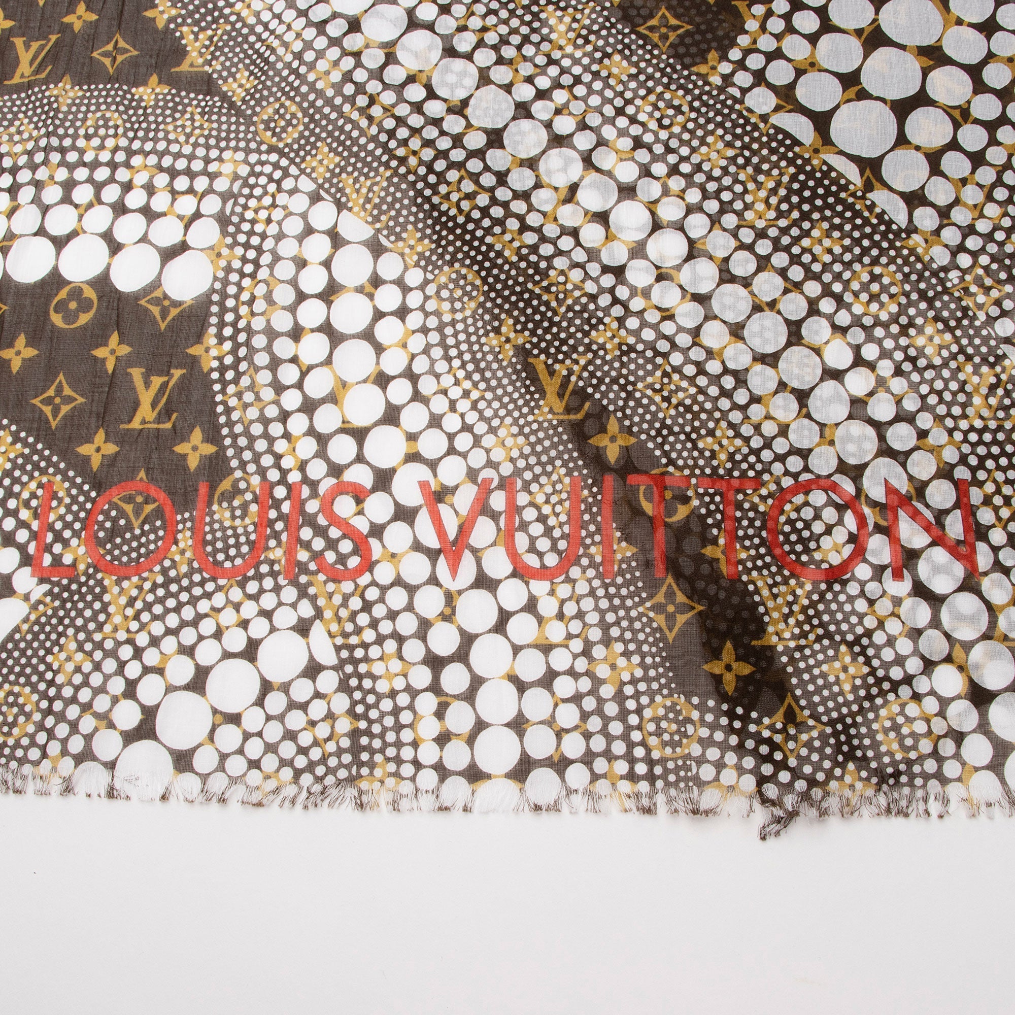 Louis Vuitton x YK Cotton Monogram Infinity Dots Pareo Scarf