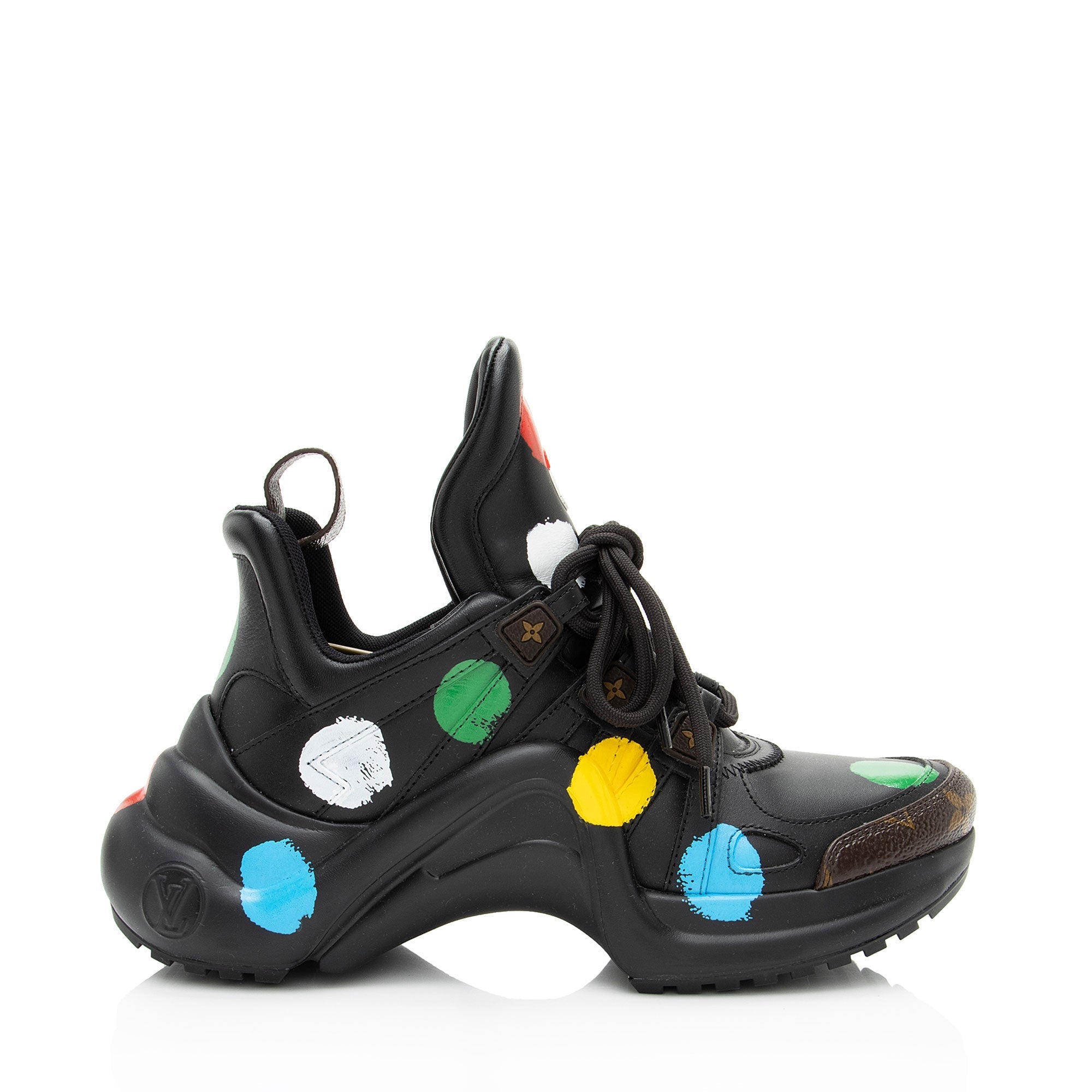 Louis Vuitton x YK Monogram Canvas Dots Archlight Sneakers - Size 7 / 37