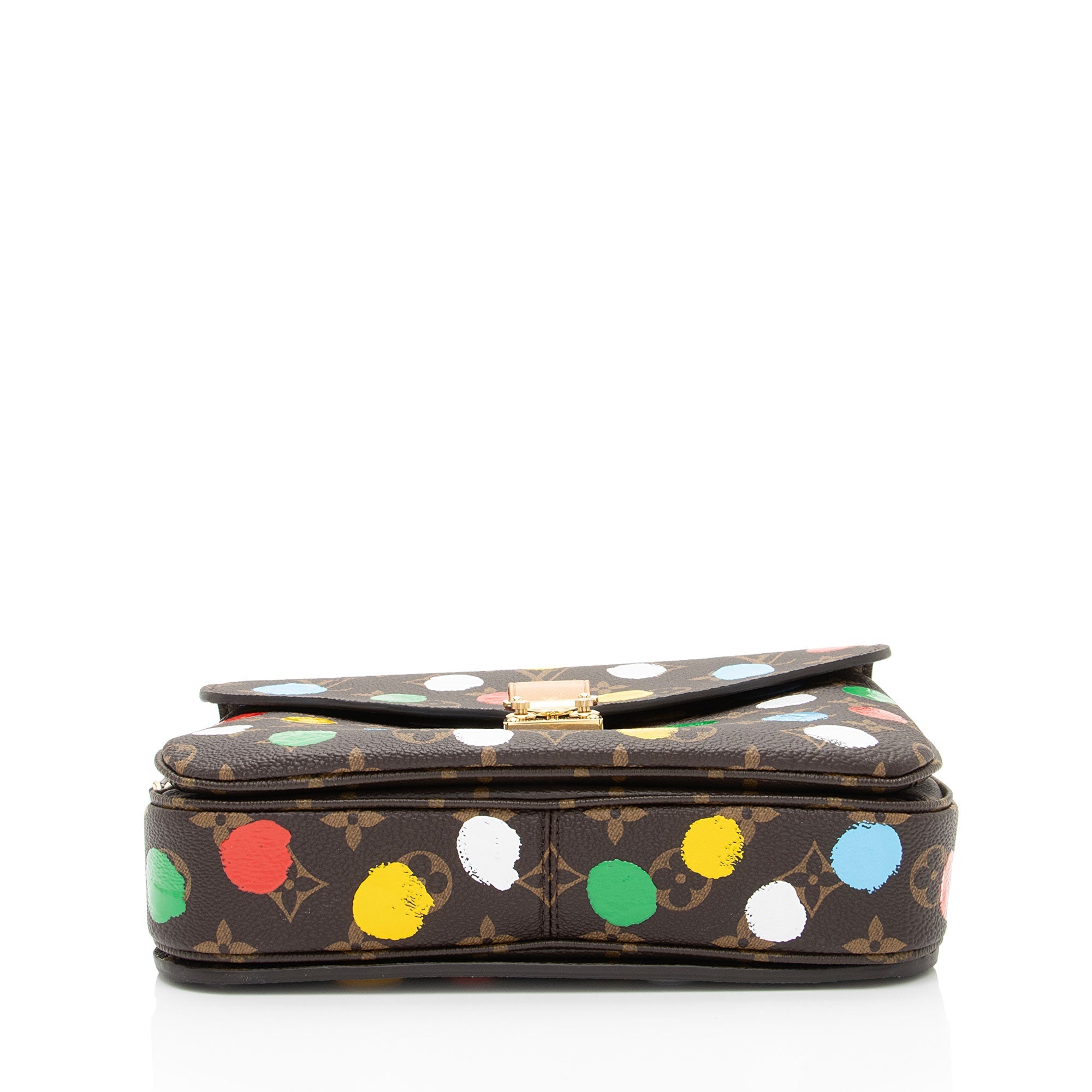 Louis Vuitton x YK Monogram Canvas Dots Pochette Metis Shoulder Bag (SHF-HD9Eh3)