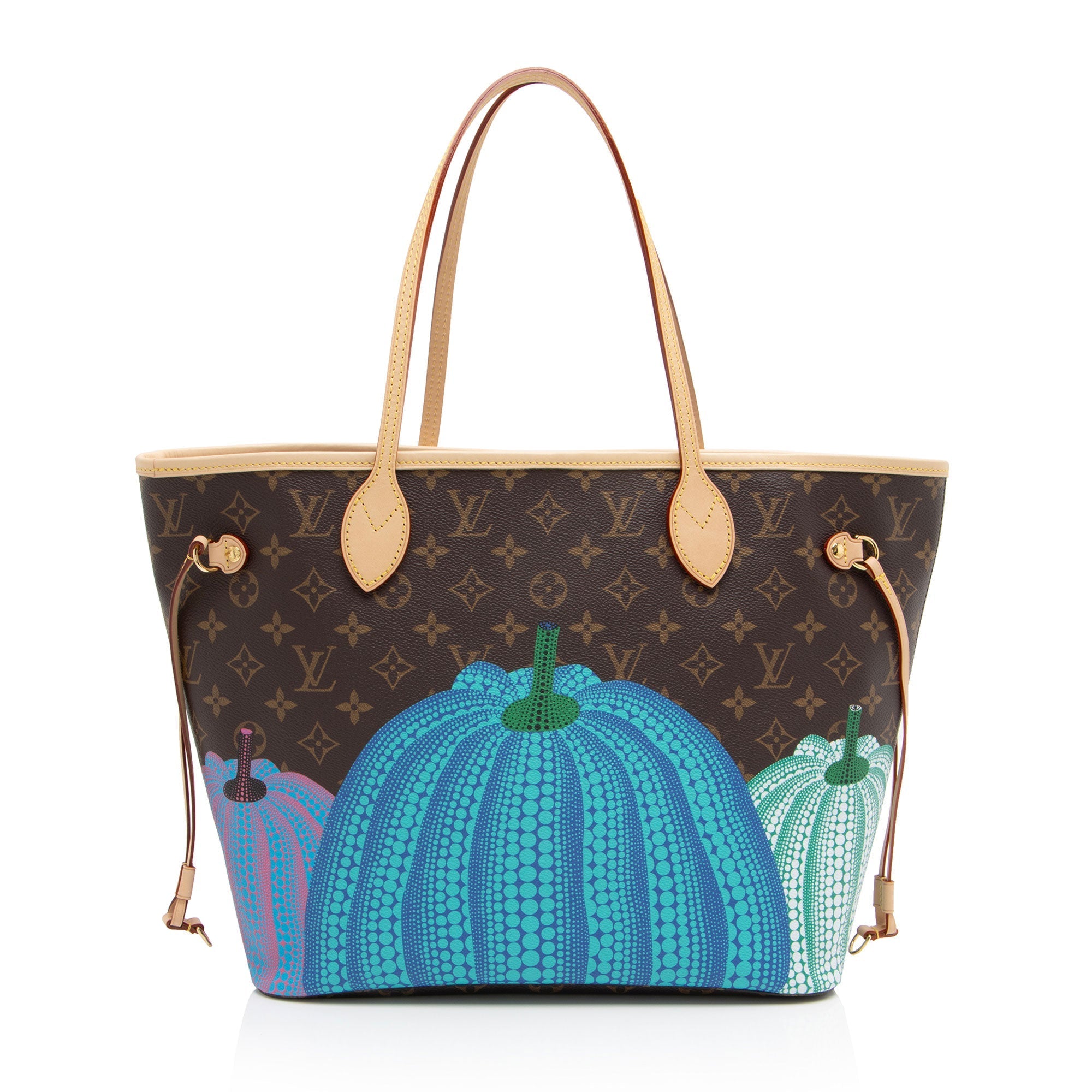 Louis Vuitton x YK Monogram Canvas Pumpkin Neverfull MM Tote