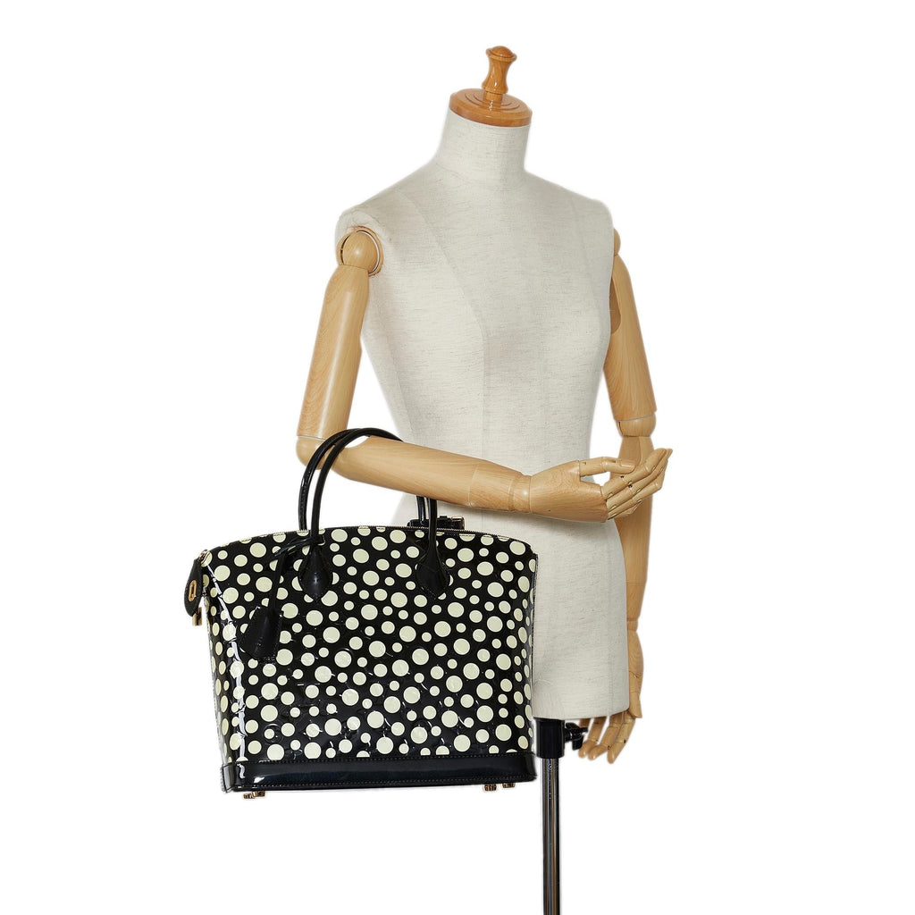 Louis Vuitton x Yayoi Kusama Monogram Infinity Dots Lockit MM (SHG-9BG6Xo)