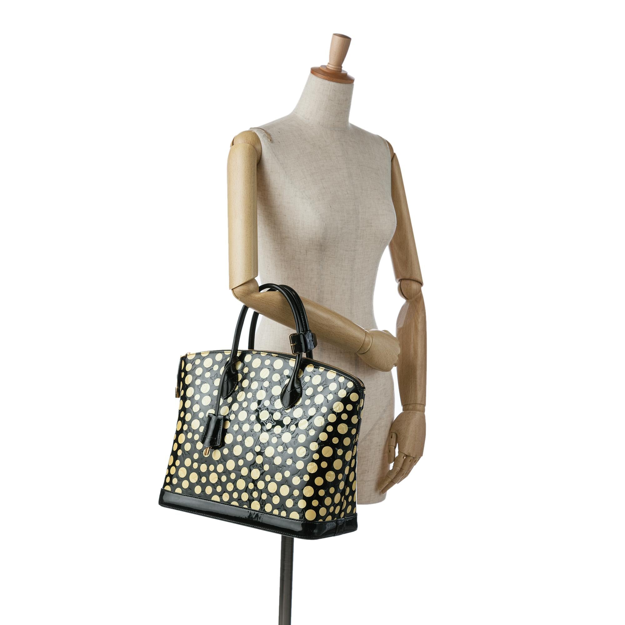 Louis Vuitton x Yayoi Kusama Monogram Infinity Dots Lockit MM (SHG-8EN3I1)