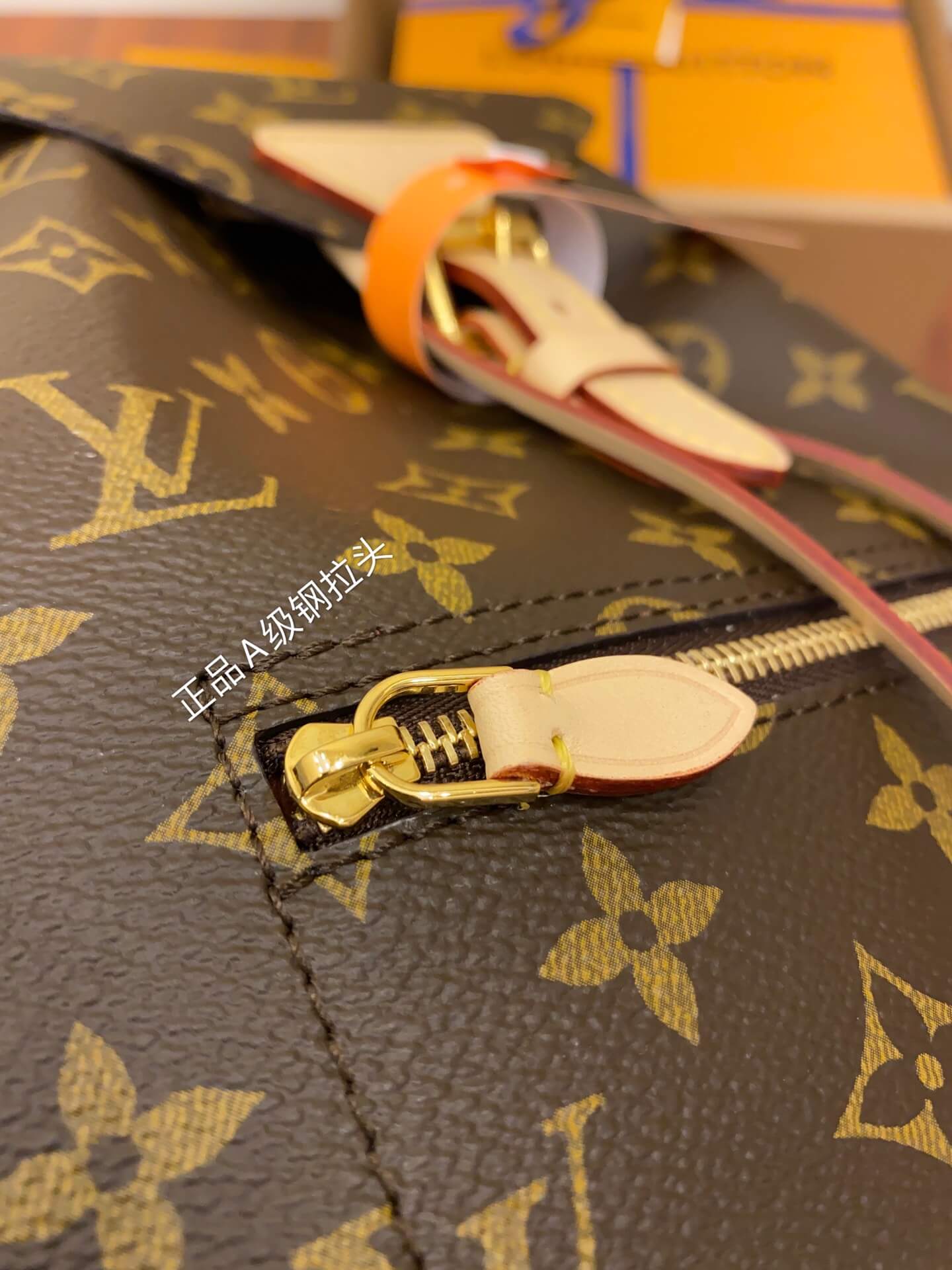 M43431 backpack montsouris brown calfskin Monogram