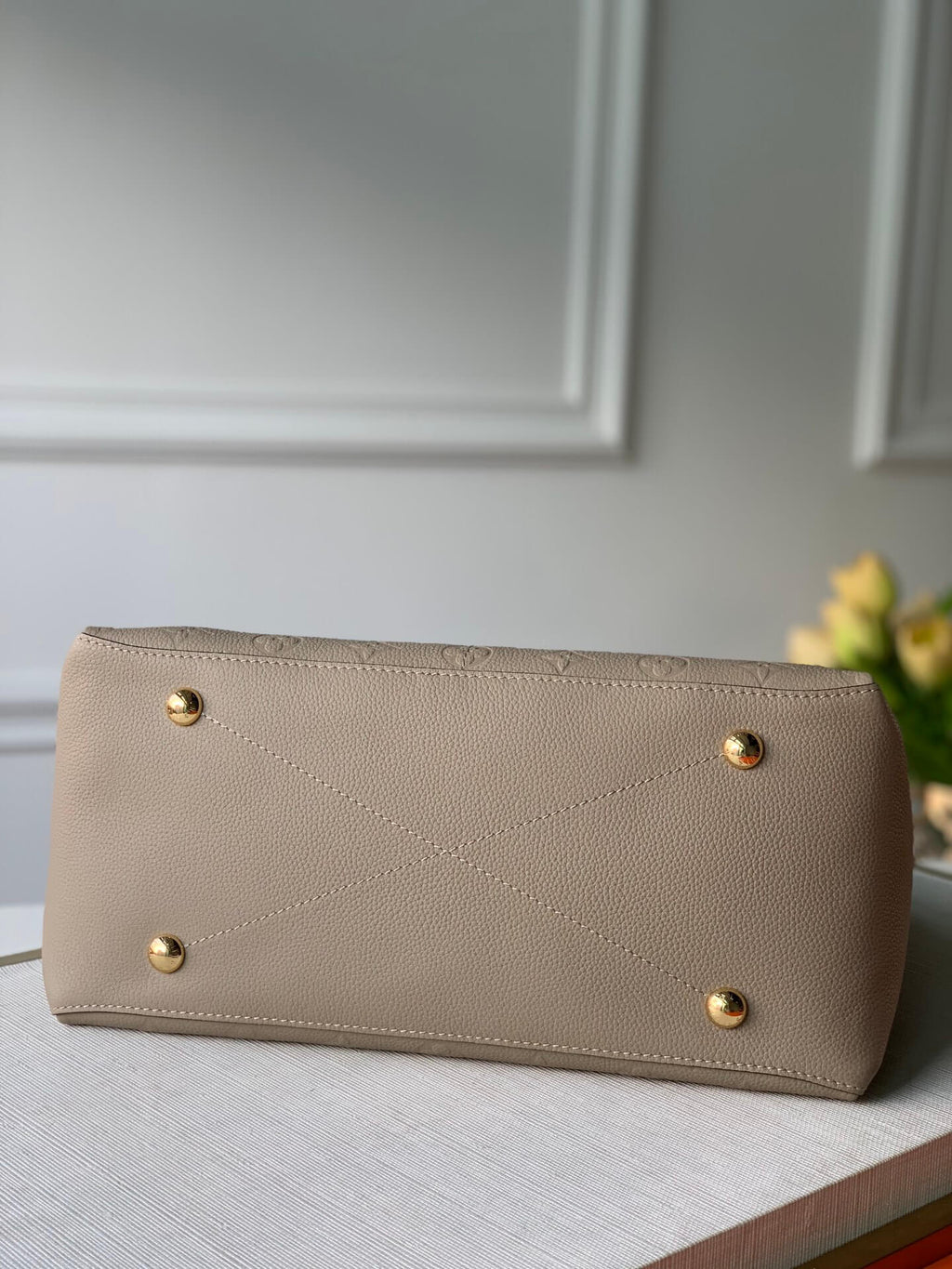 M45522 MAIDA HOBO Melie coffee brown monogram subaxillary bag 30cm