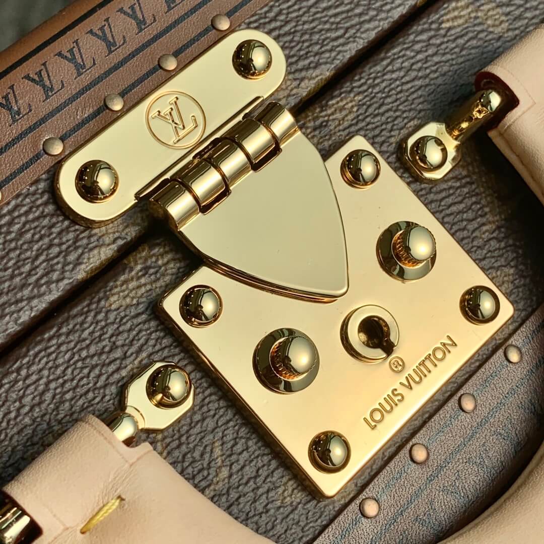 M45673 VALISETTE TRESOR Box bag brown monogram 22.5cm