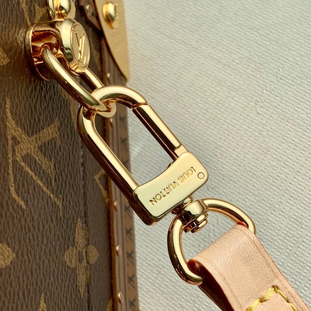M45673 VALISETTE TRESOR Box bag brown monogram 22.5cm
