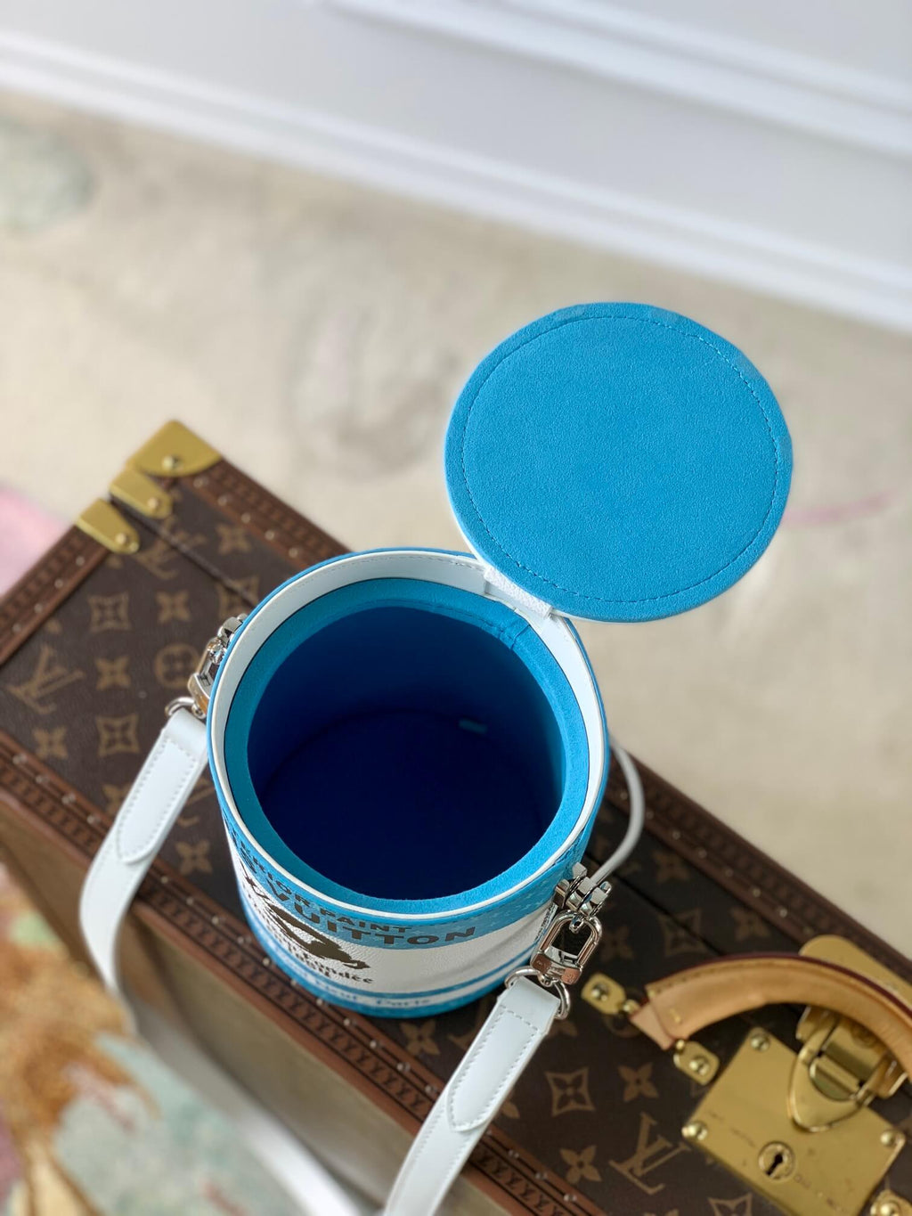 M81597 Paint Can blue Virgil Abloh 17.cm cross body bags