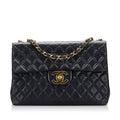 Chanel Classic Double Flap Jumbo Black Lambskin Gold