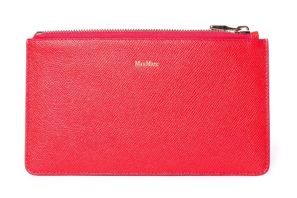 Maxmara Red Clutch NWT