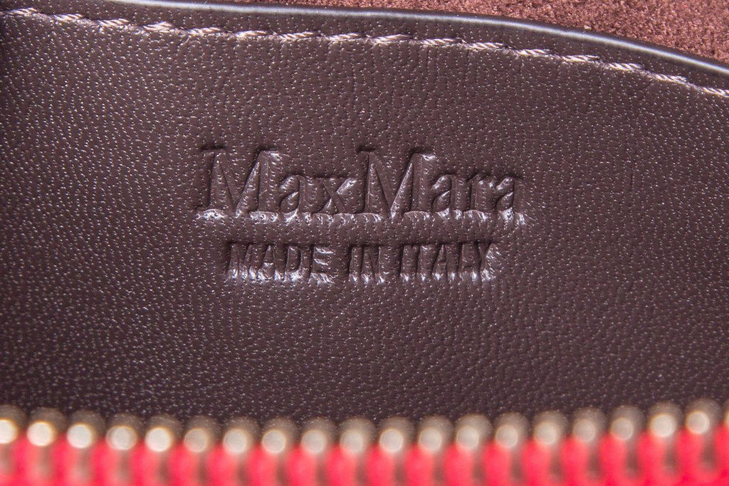 Maxmara Red Clutch NWT