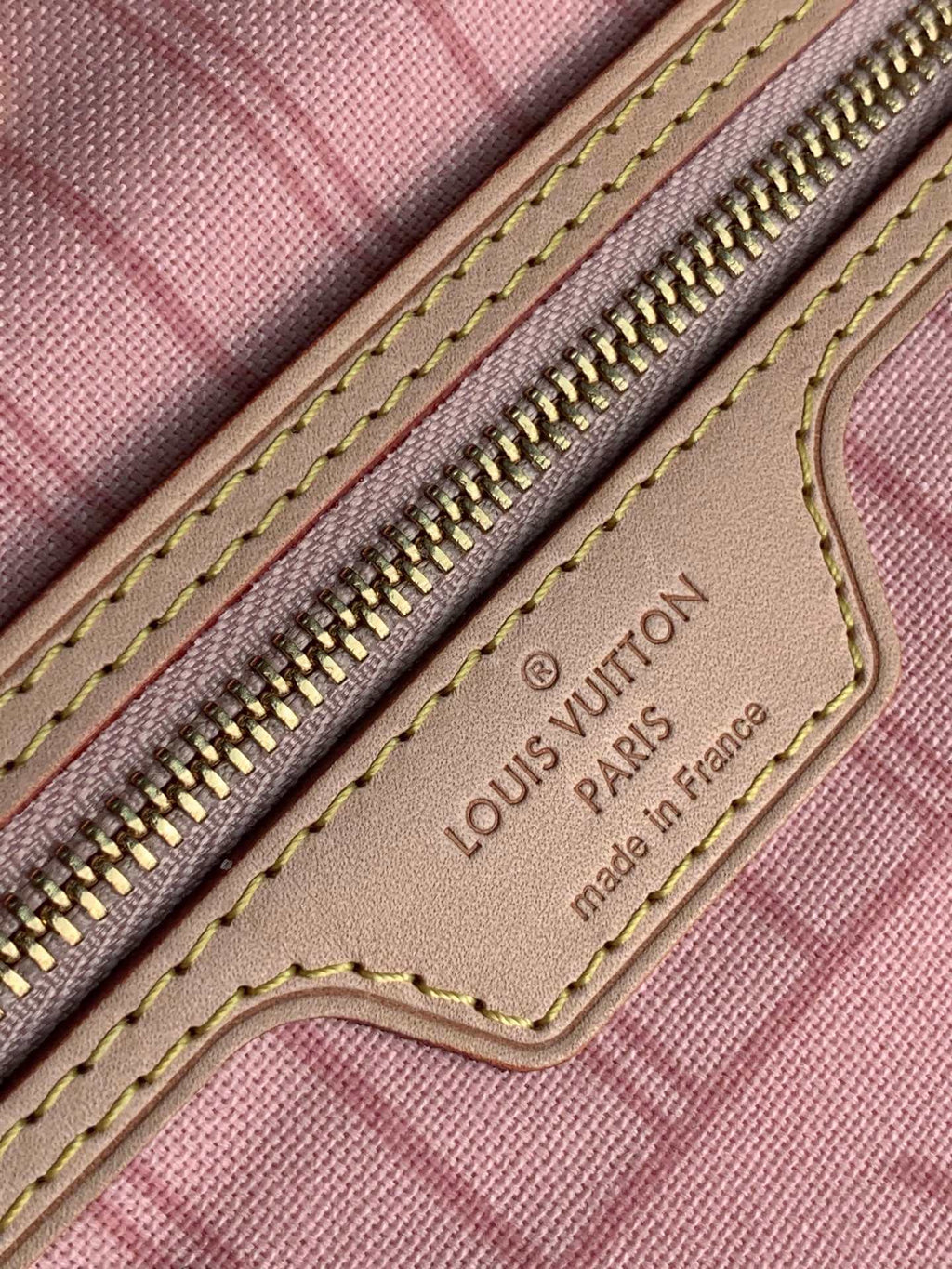 N41363 NEVERFULL PM Damier Azur pink inside Handbag subaxillary bag