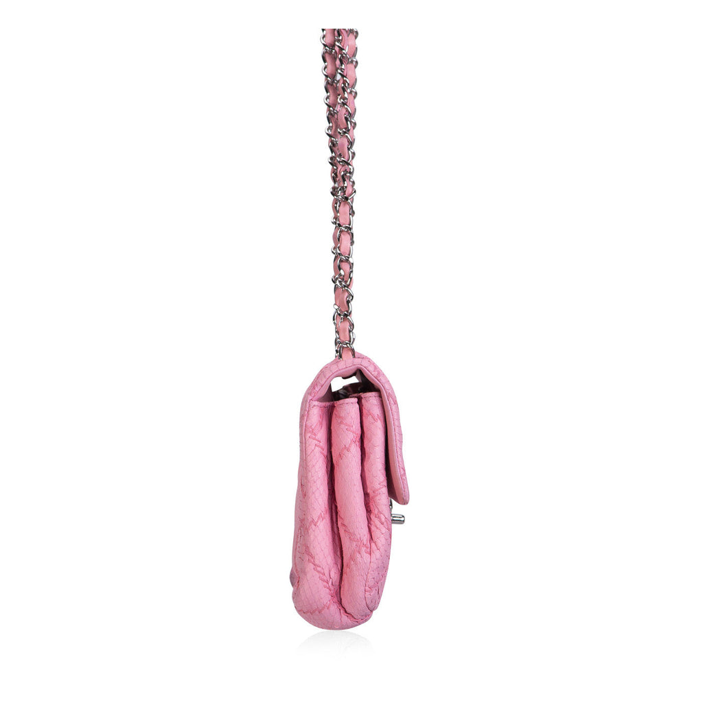 Classic Python Flap Bag