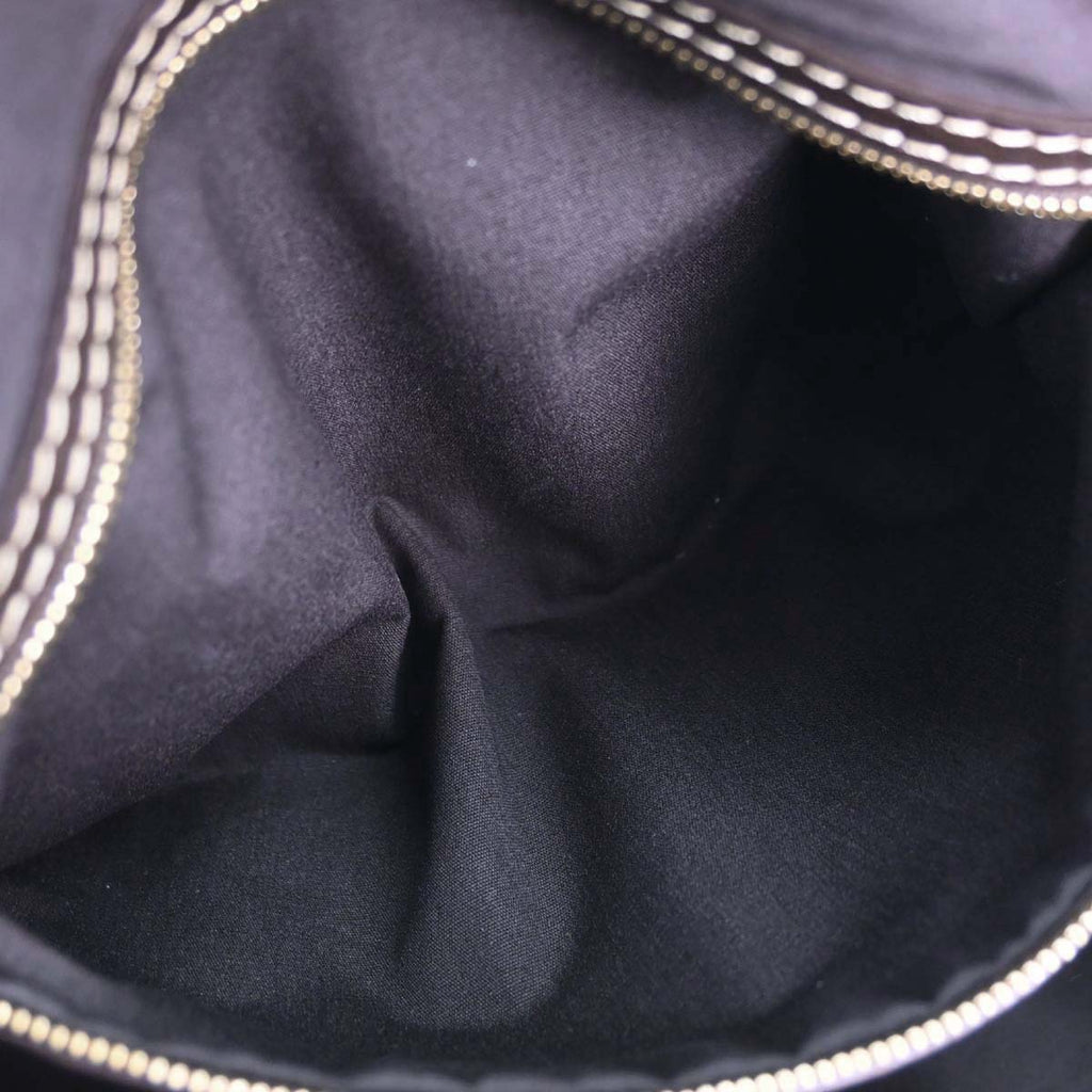 Louis Vuitton 2005 Brown Monogram Mini Lin Initial Keepall 45 Shoulder Duffle Bag M40019
