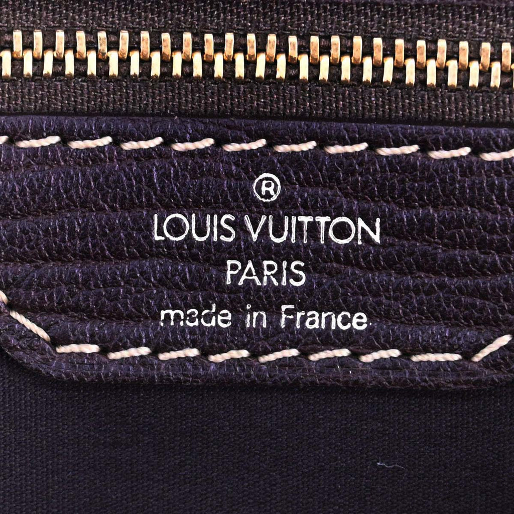 Louis Vuitton 2005 Brown Monogram Mini Lin Initial Keepall 45 Shoulder Duffle Bag M40019