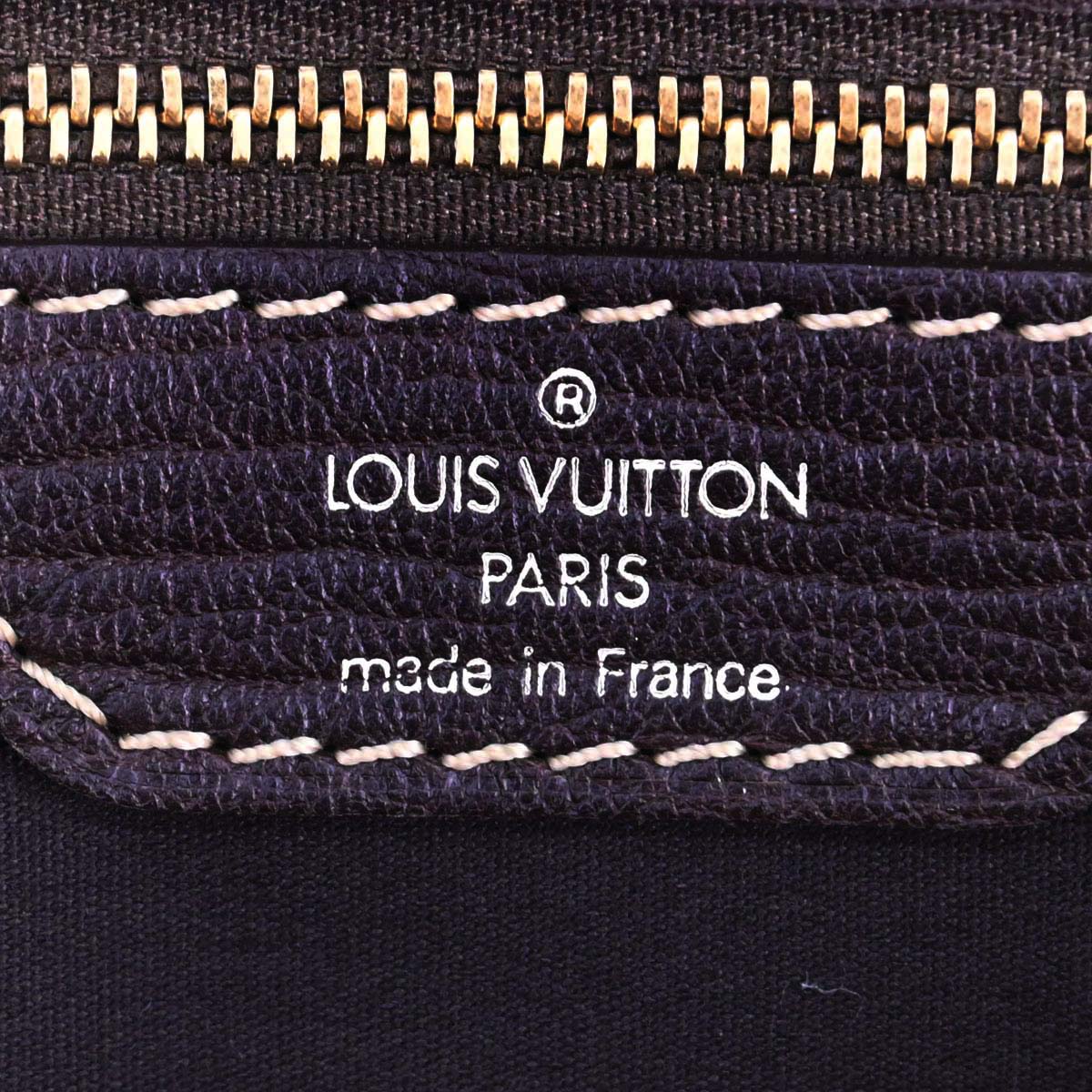 Louis Vuitton 2005 Brown Monogram Mini Lin Initial Keepall 45 Shoulder Duffle Bag M40019
