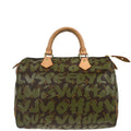 Louis Vuitton 2001 Khaki Monogram Graffiti Speedy 30 Handbag M92194