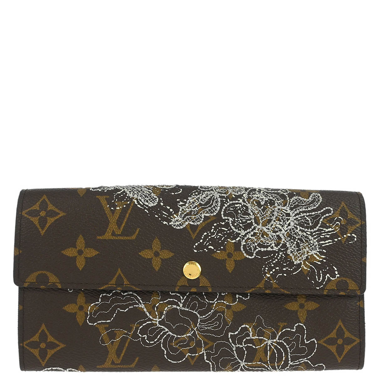 Louis Vuitton Monogram Dentelle Portefeuille Sarah Wallet M95390