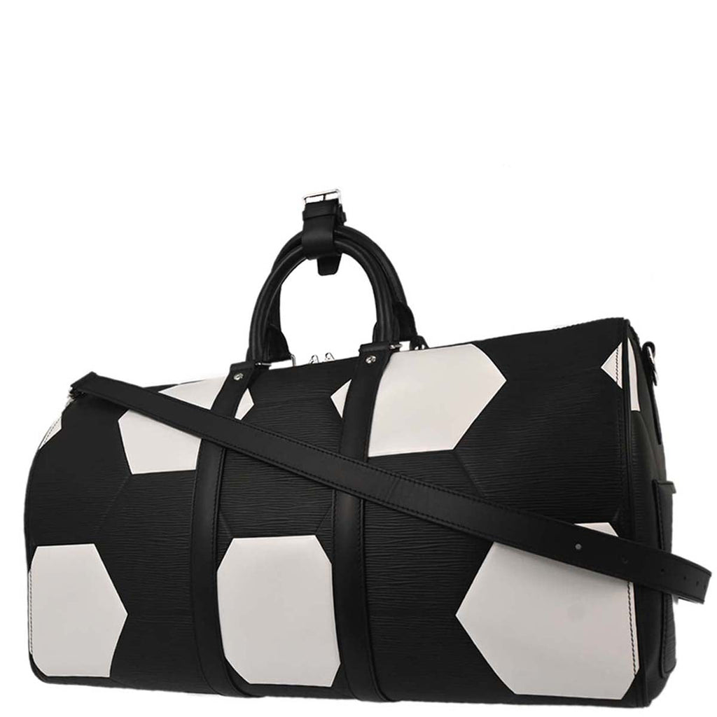 Louis Vuitton Black Epi Keepall Bandouliere 50 Shoulder Handbag M52187