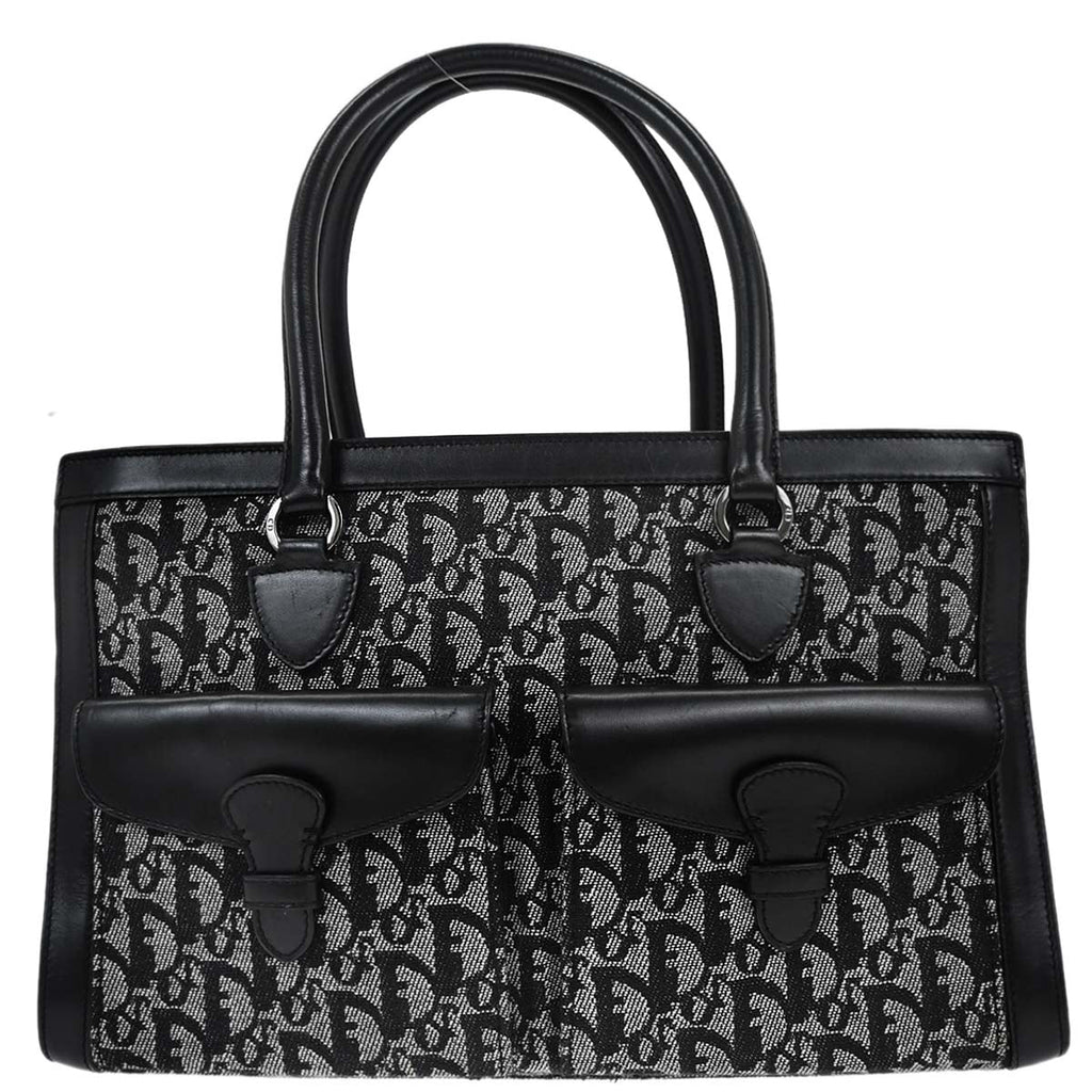 Christian Dior Black Trotter Tote Handbag