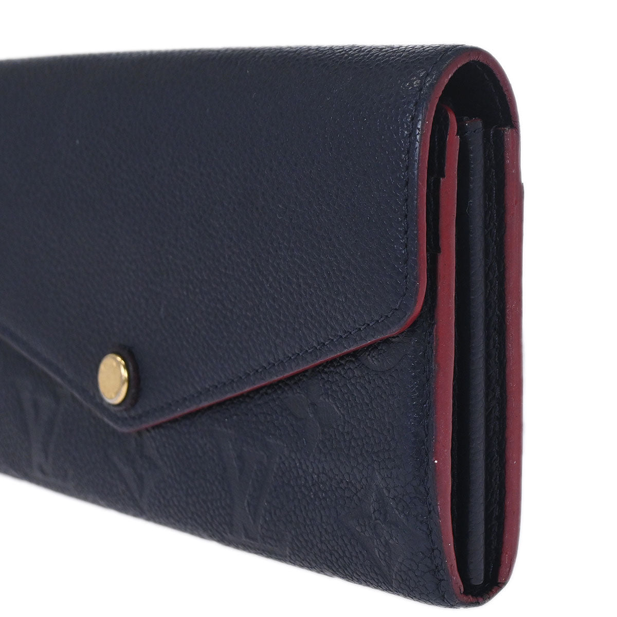 Louis Vuitton Navy Empreinte Portefeuille Sarah Wallet M62125