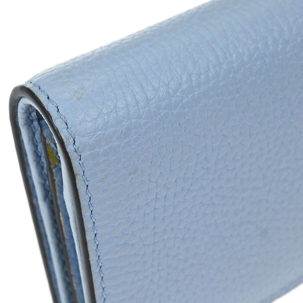 Gucci Light Blue Leather Wallet