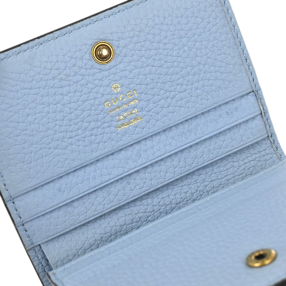Gucci Light Blue Leather Wallet