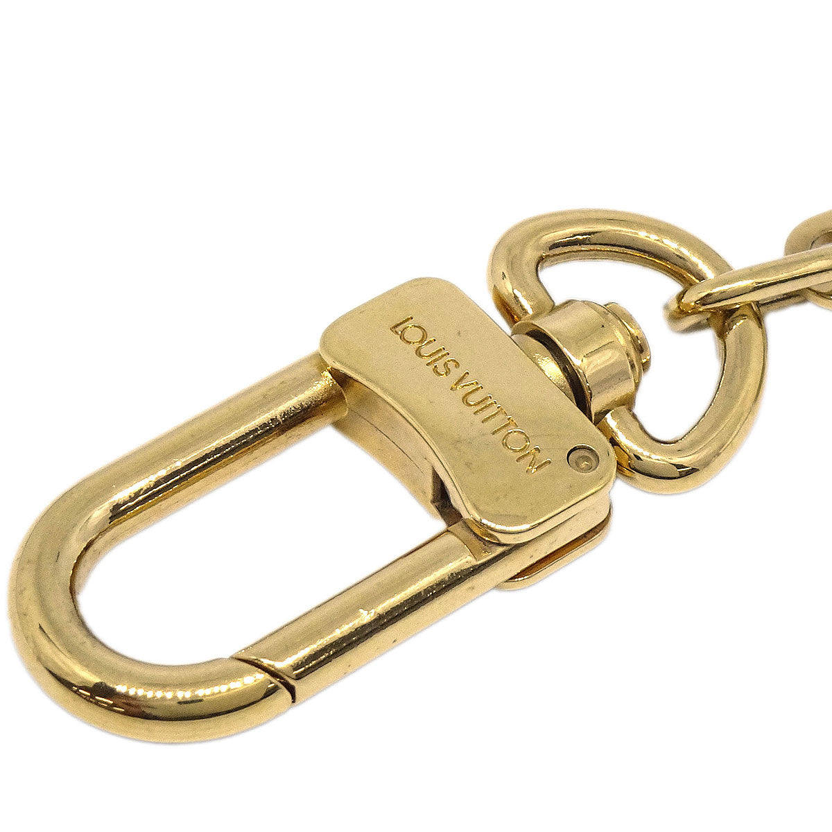 Louis Vuitton Anokre Bag Charm Key Holder Gold M62694 Small Good