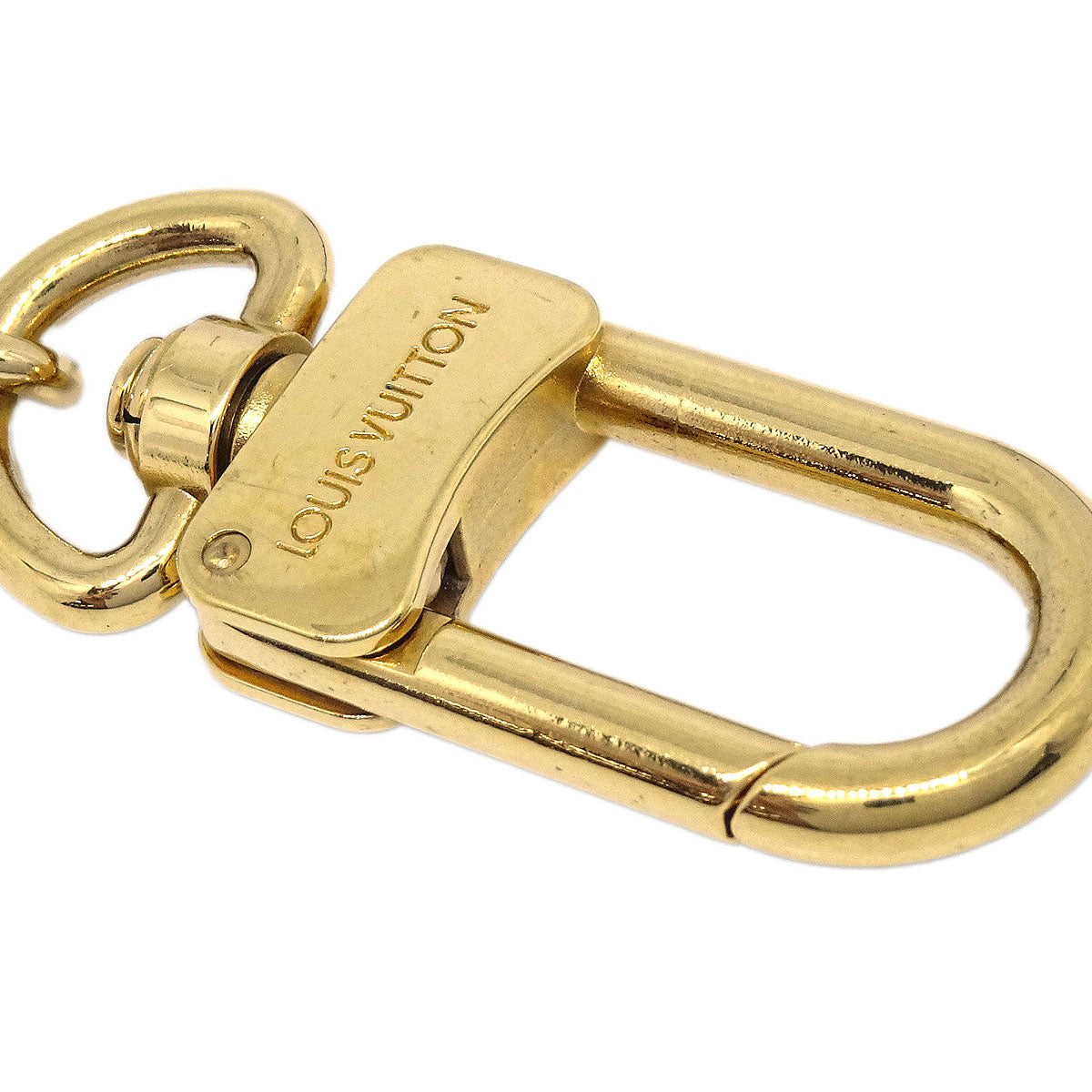 Louis Vuitton Anokre Bag Charm Key Holder Gold M62694 Small Good