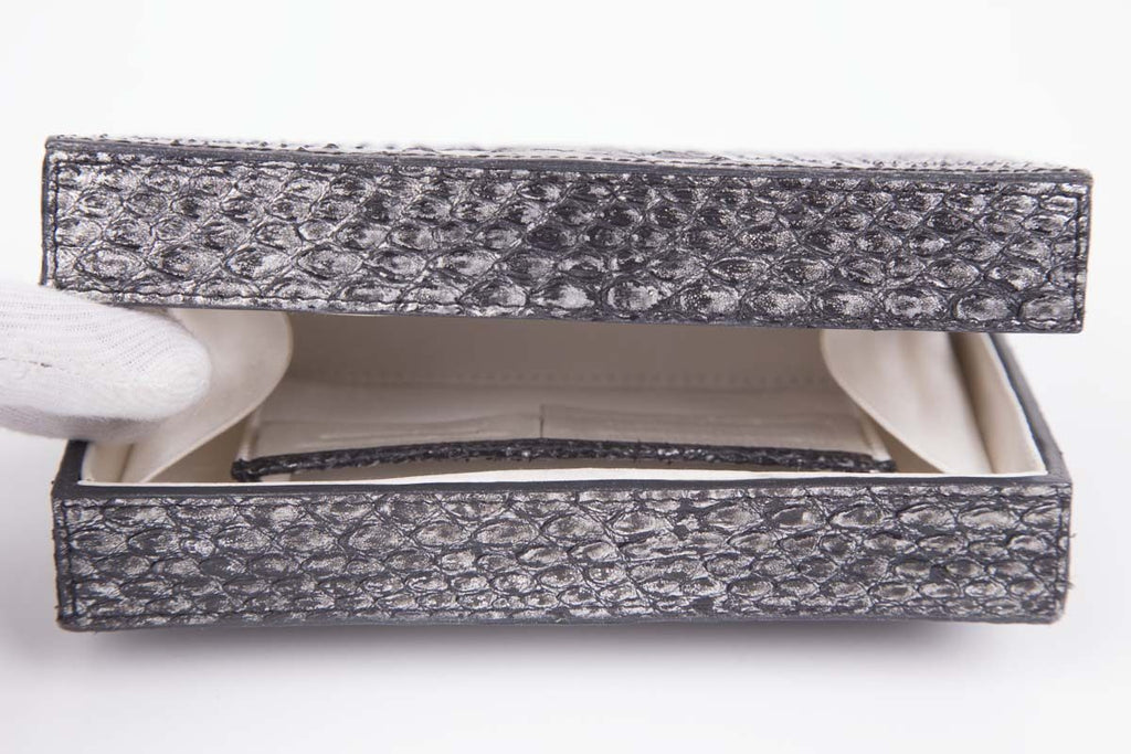 Nancy Gonzales SiLouis Vuittoner Snakeskin Box Clutch Sale