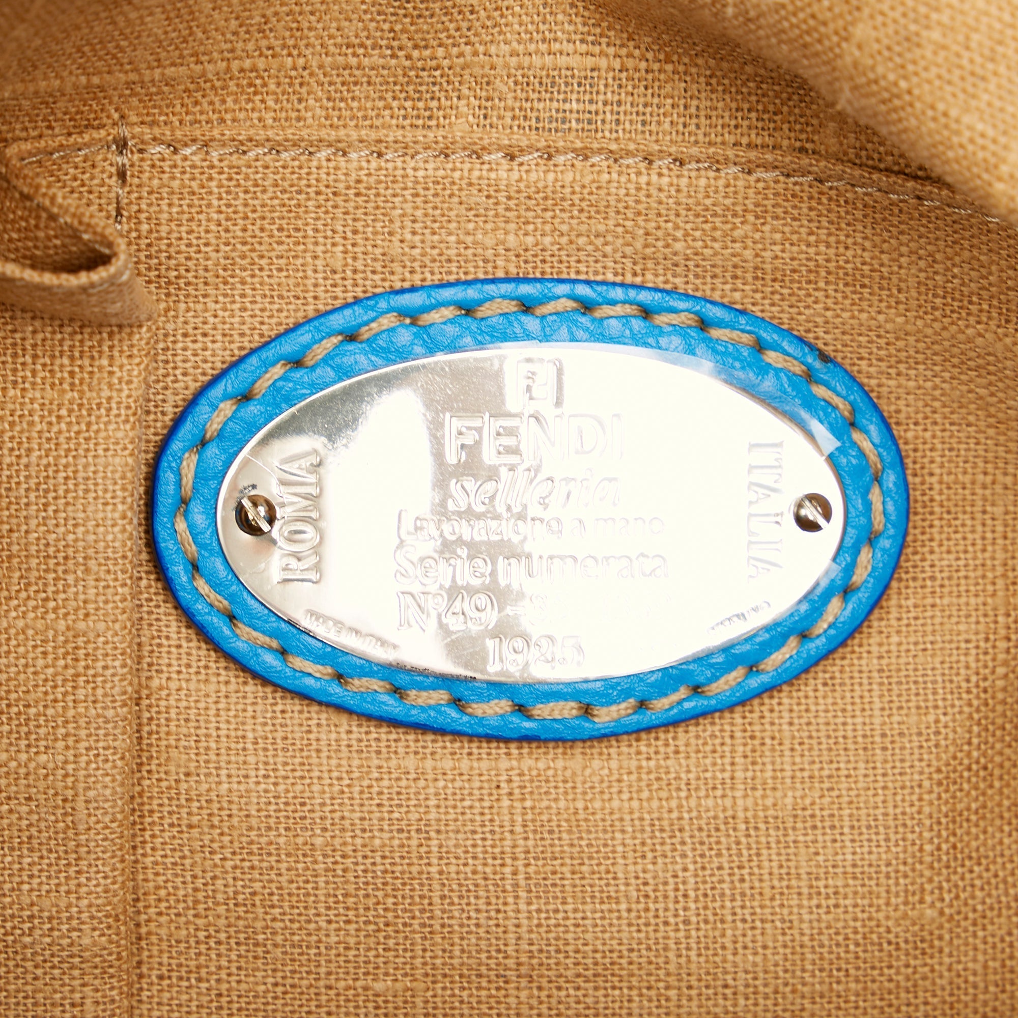 Fendi Selleria 2Bag Shoulder Bag Blue