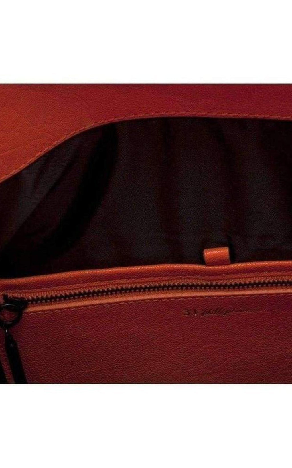 Orange Scoute Foldover Clutch Bag
