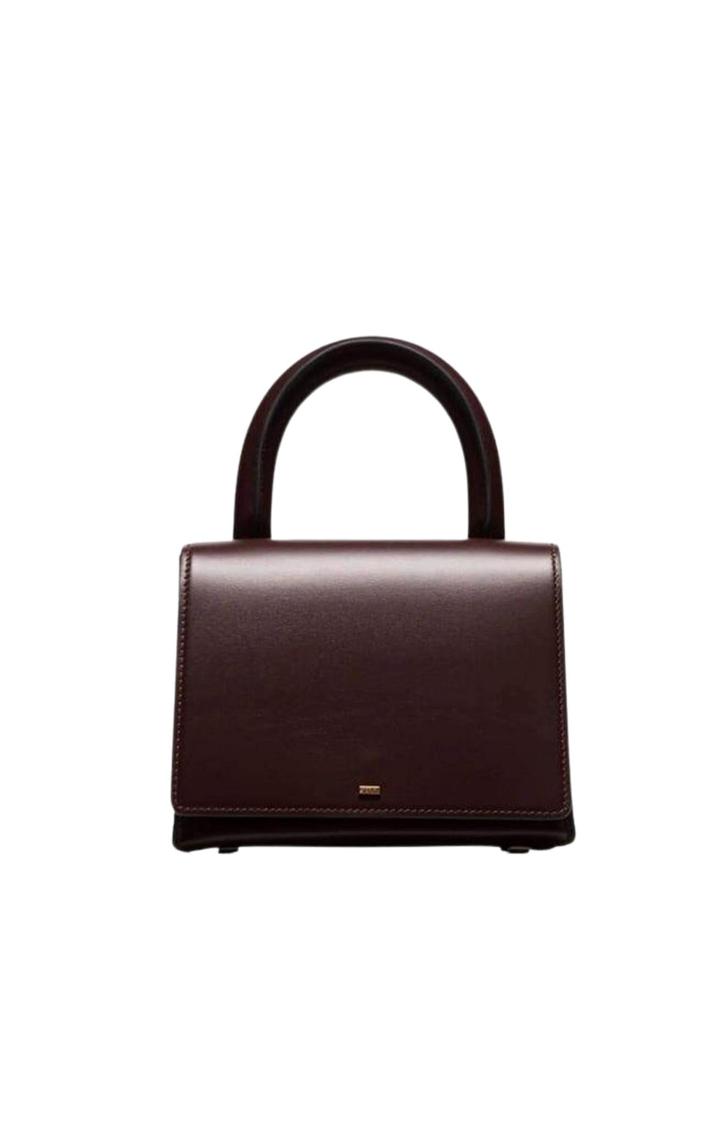 Oxblood Lucas 19 Buckled Leather Tote Bag