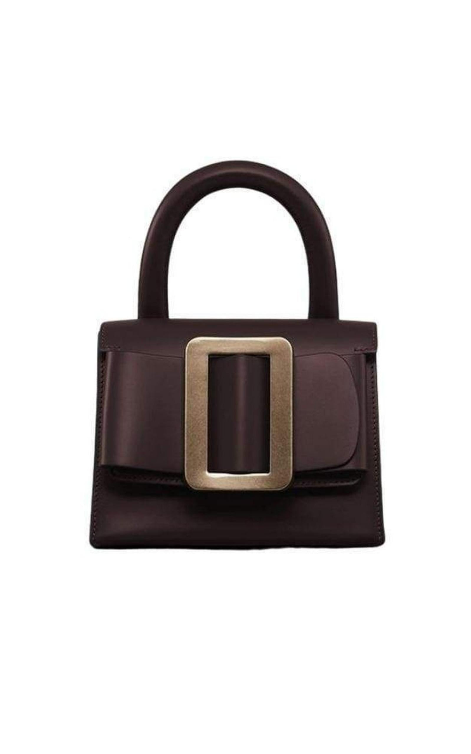 Oxblood Lucas 19 Buckled Leather Tote Bag