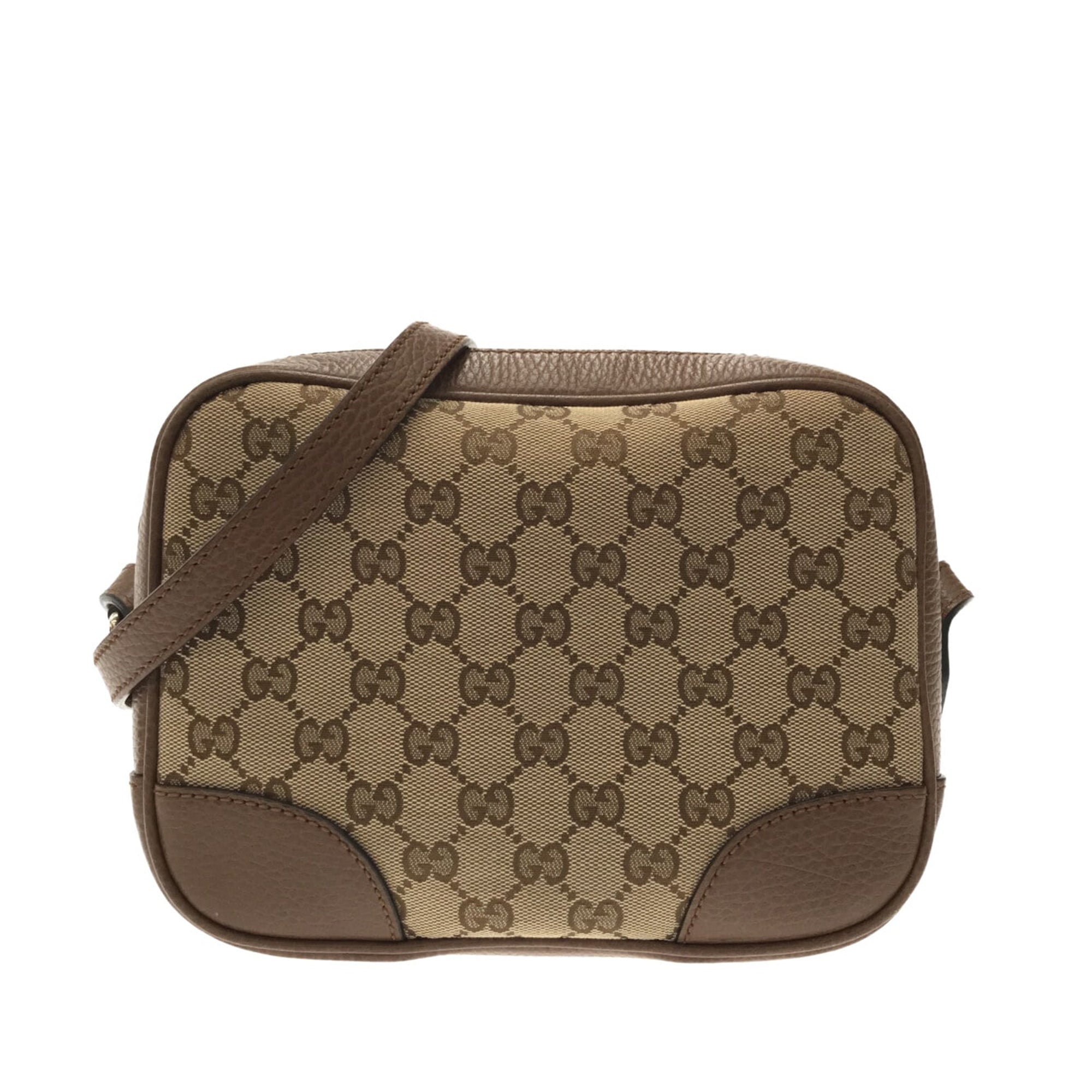 Gucci Bree Crossbody Bag Brown Gucci Canvas