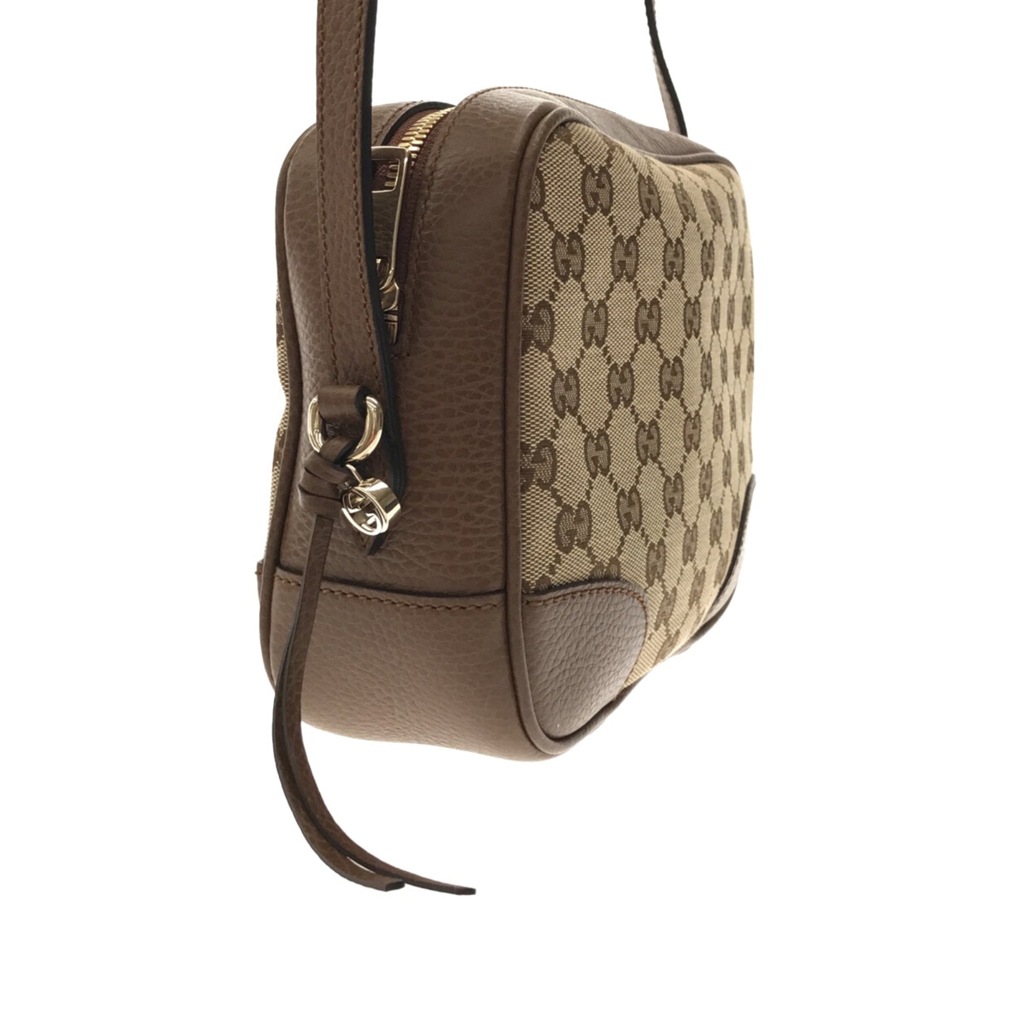Gucci Bree Crossbody Bag Brown Gucci Canvas