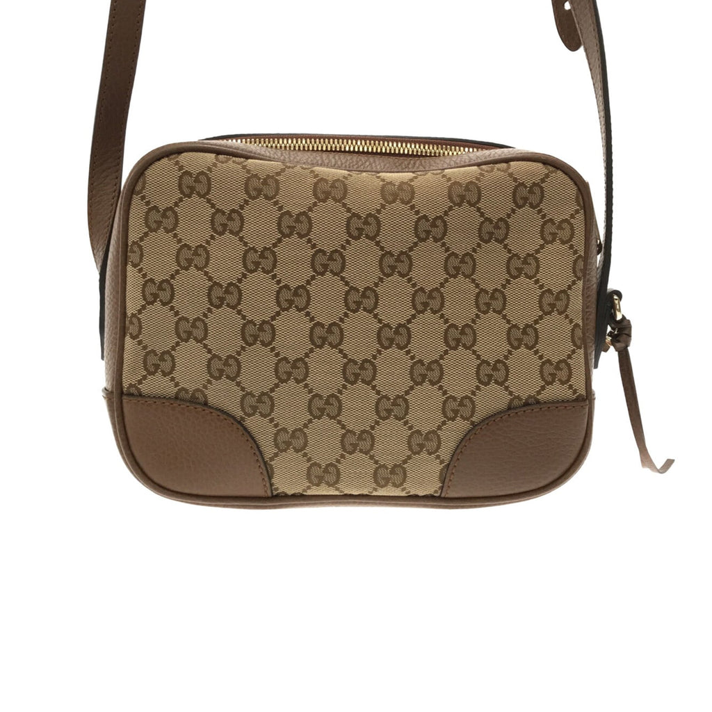 Gucci Bree Crossbody Bag Brown Gucci Canvas