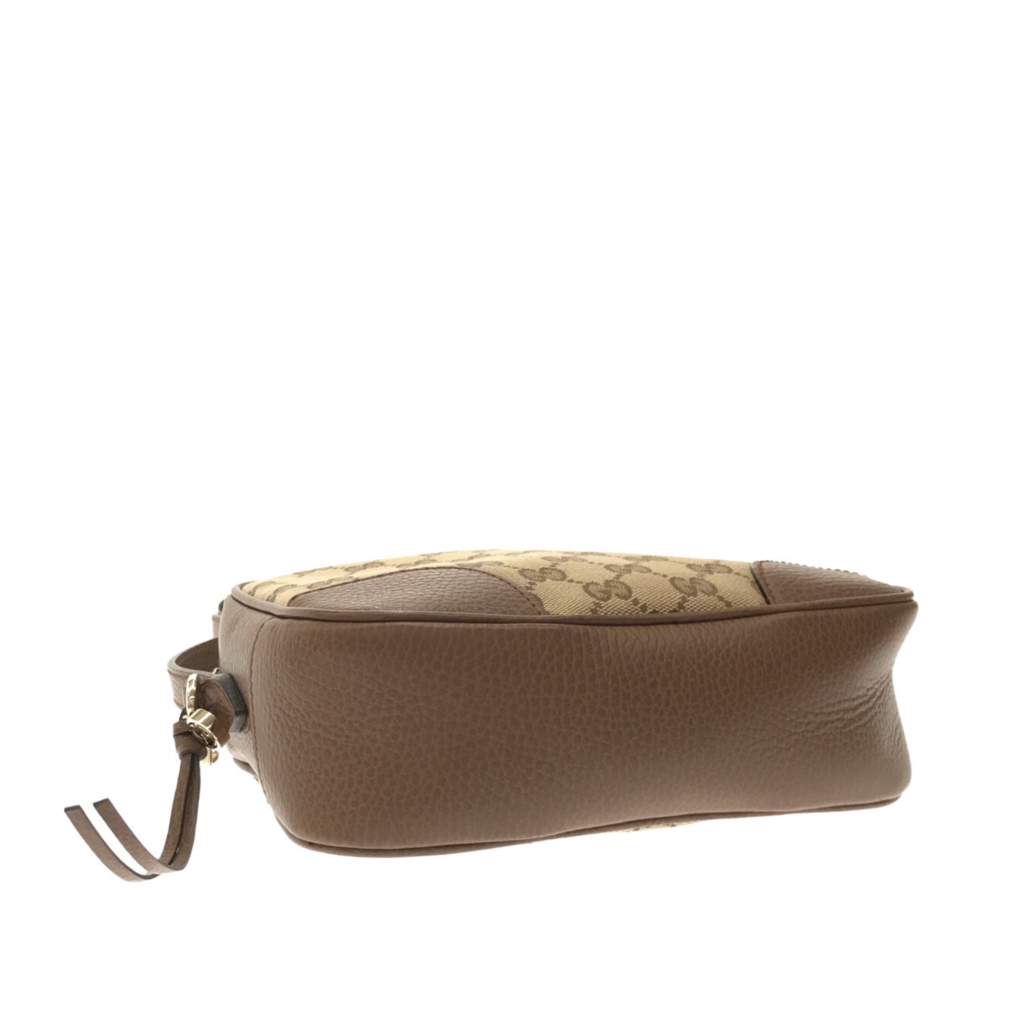 Gucci Bree Crossbody Bag Brown Gucci Canvas