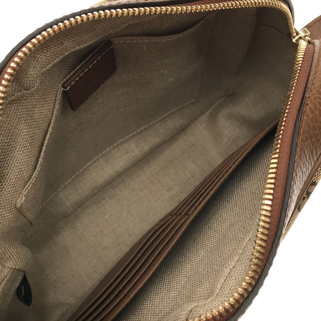 Gucci Bree Crossbody Bag Brown Gucci Canvas