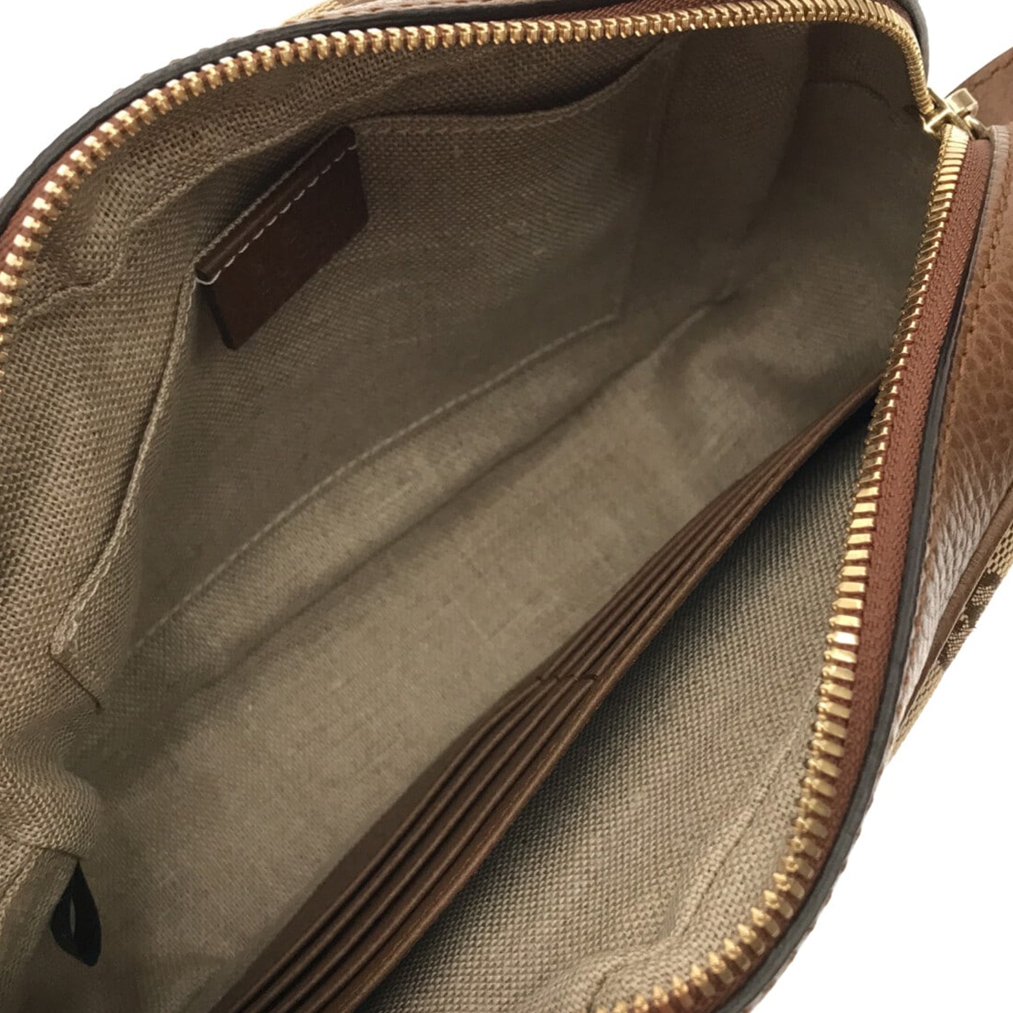 Gucci Bree Crossbody Bag Brown Gucci Canvas