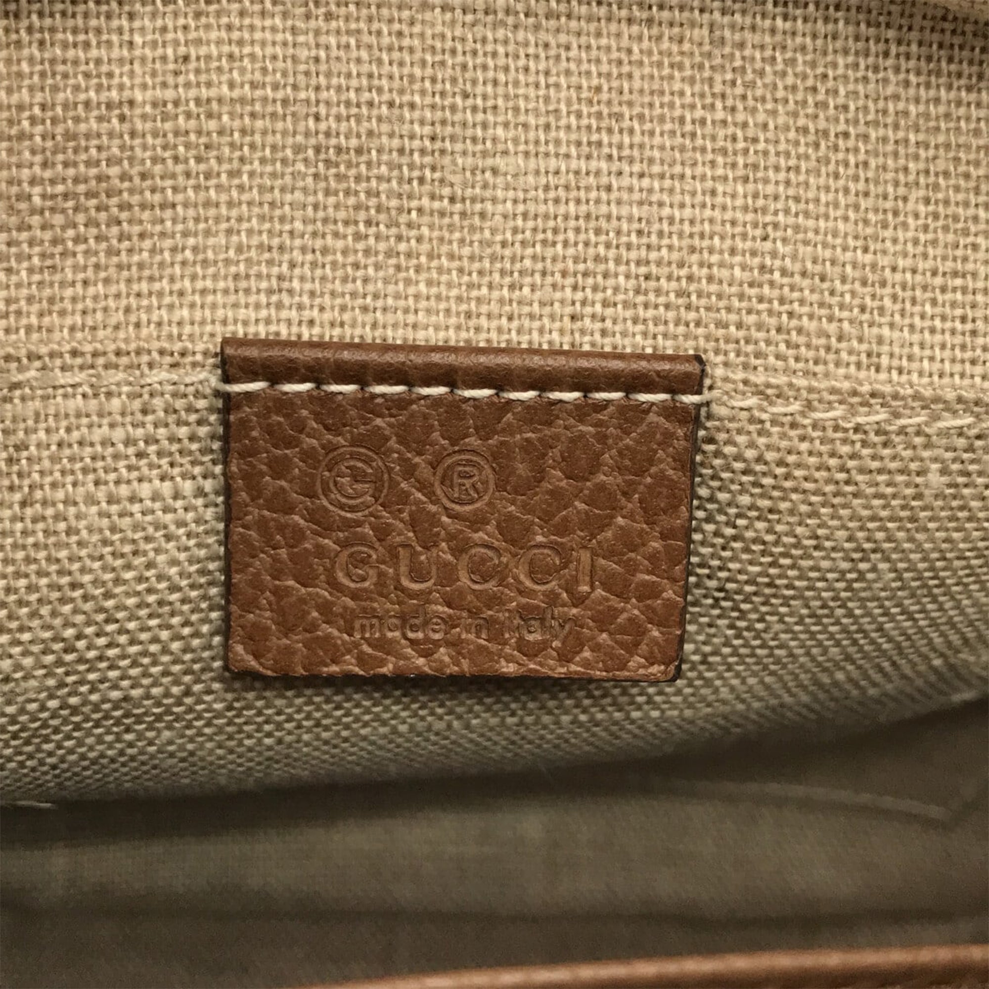 Gucci Bree Crossbody Bag Brown Gucci Canvas