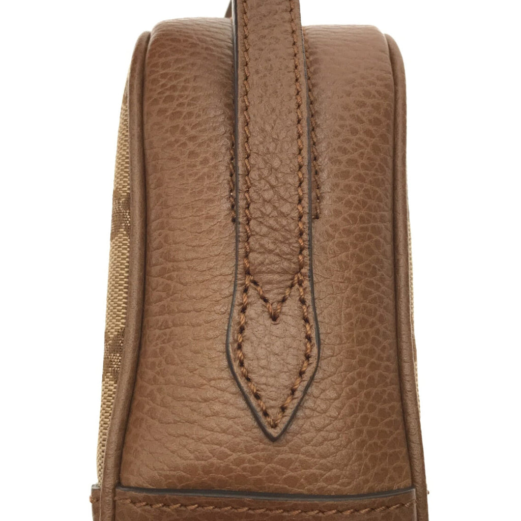 Gucci Bree Crossbody Bag Brown Gucci Canvas