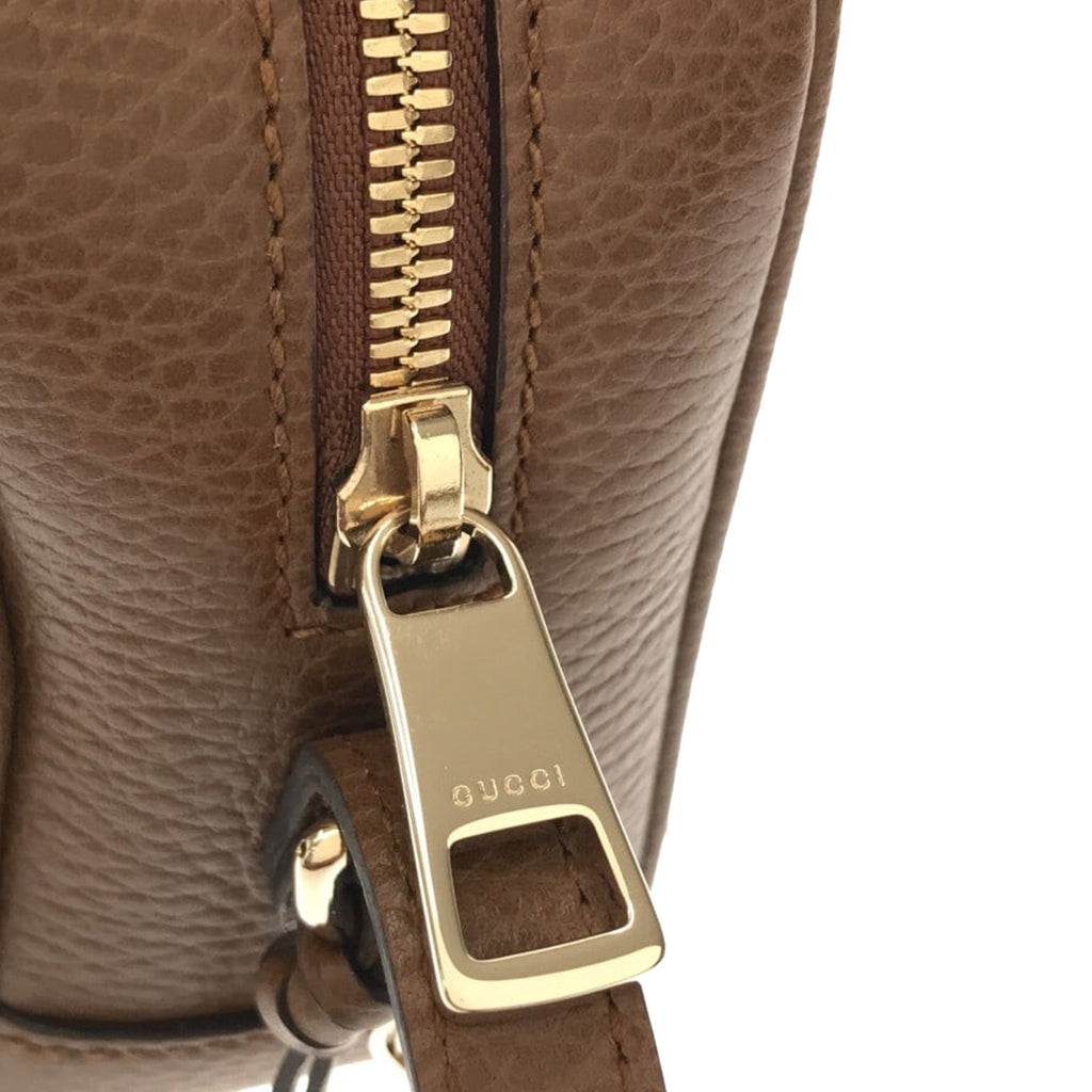 Gucci Bree Crossbody Bag Brown Gucci Canvas