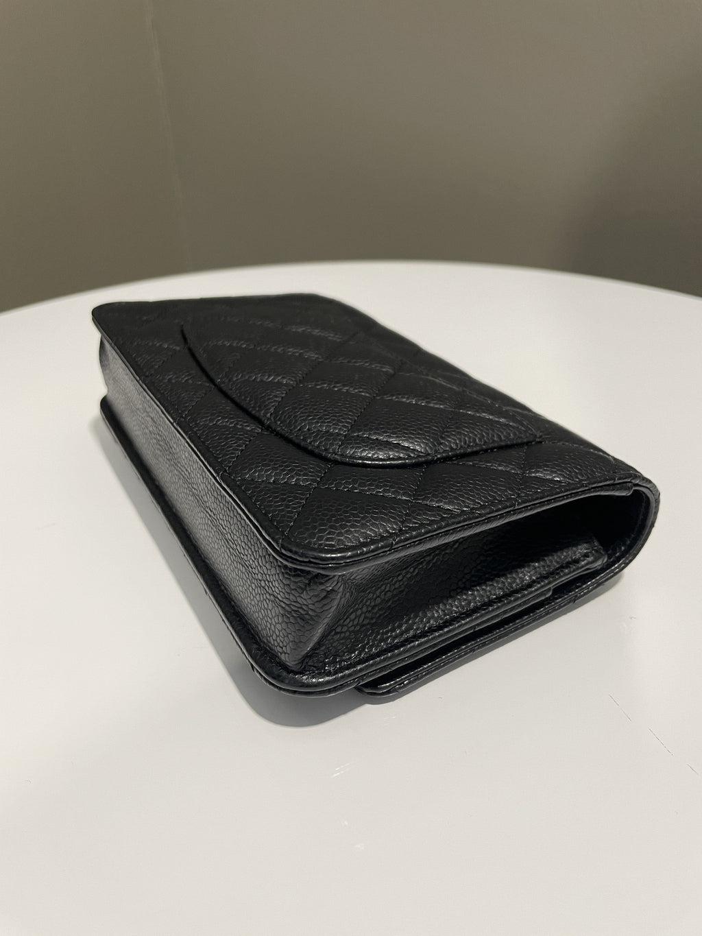 Chanel Classic Quilted Wallet on Chain Black Caviar