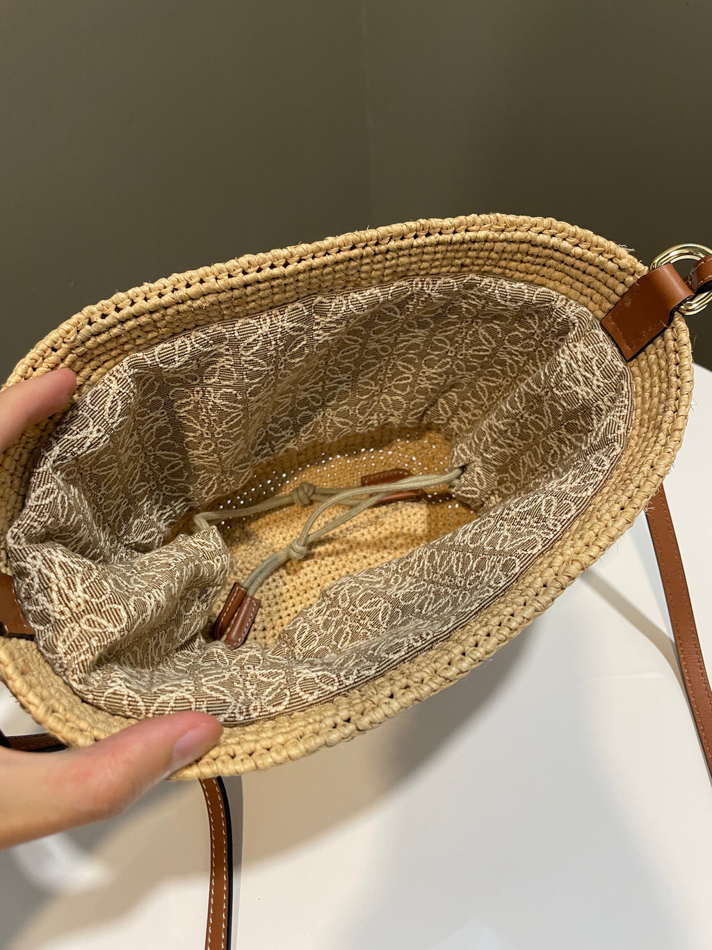 Loewe Crossbody Bag Natural Tan