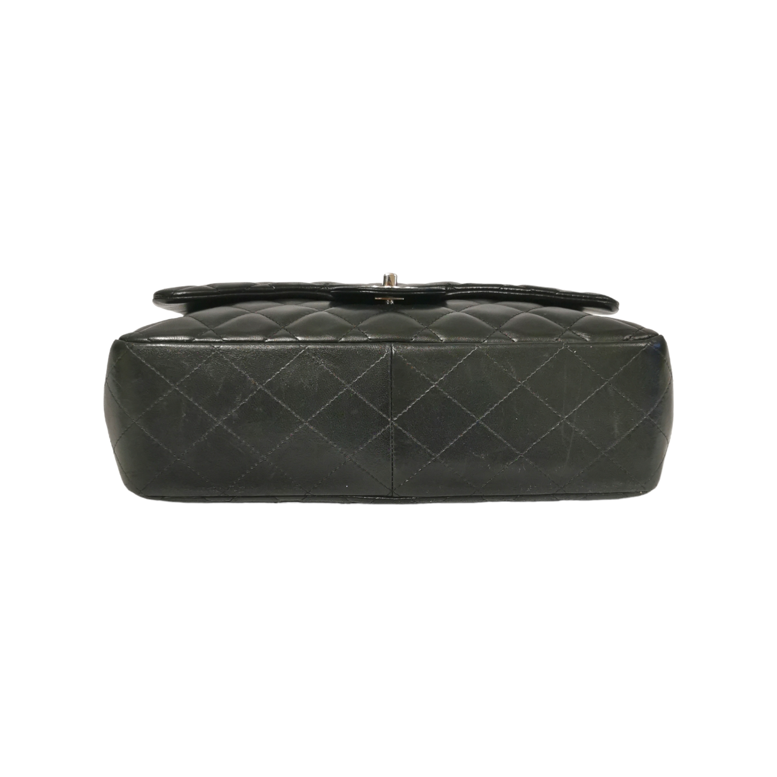Chanel Classic Single Flap Jumbo Black Lambskin SiLouis Vuittoner