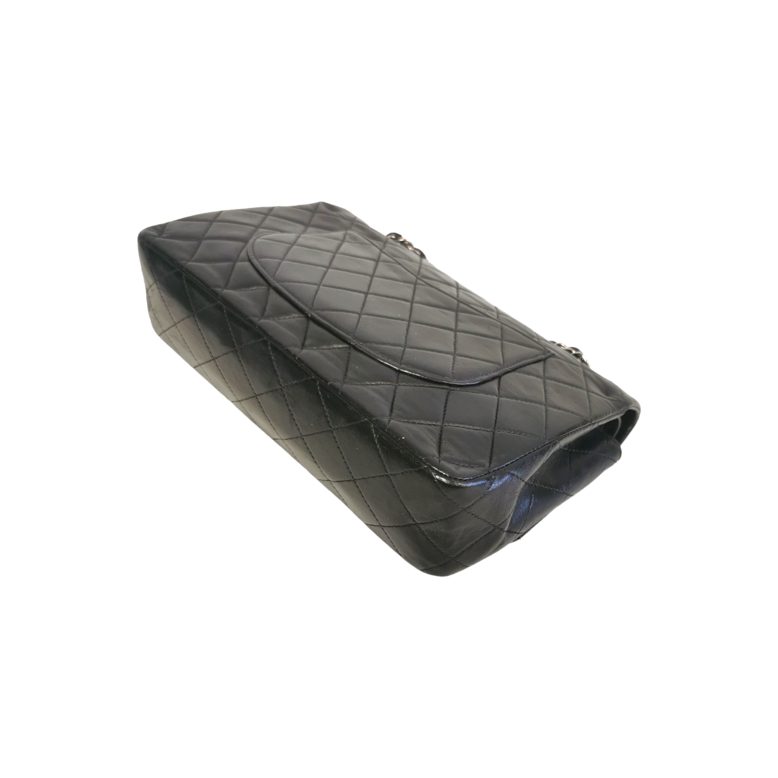 Chanel Classic Double Flap Medium Black Lambskin SiLouis Vuittoner