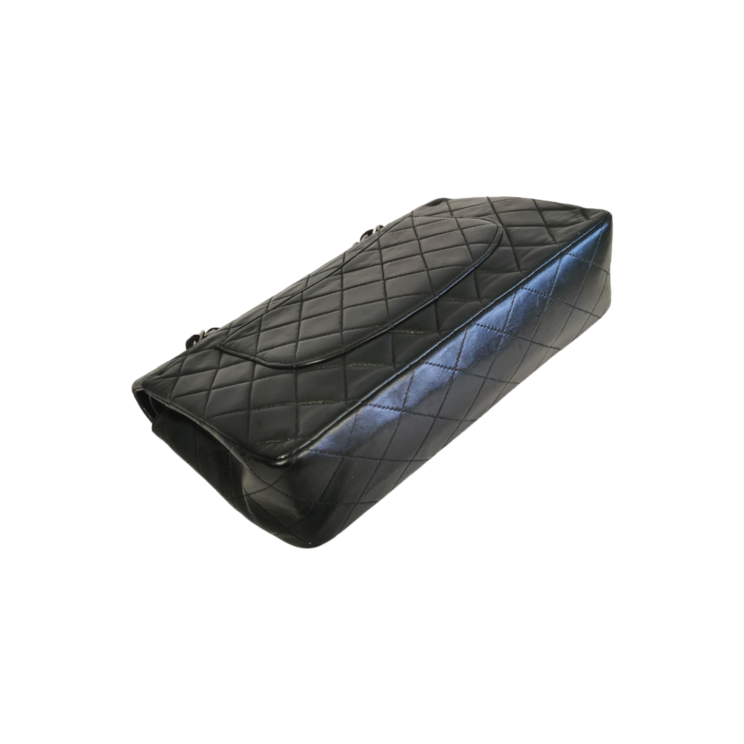 Chanel Classic Double Flap Medium Black Lambskin SiLouis Vuittoner