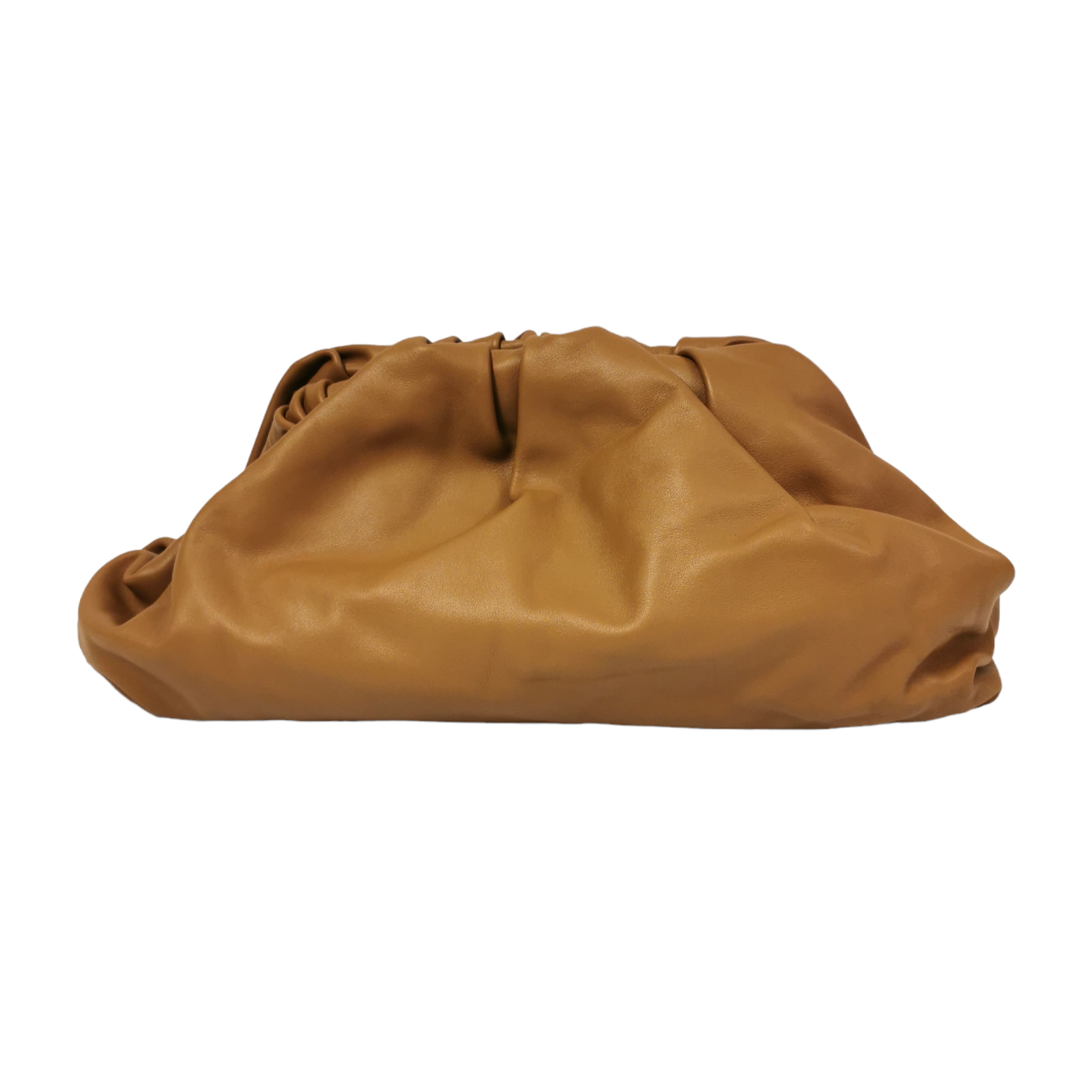 Bottega Veneta The Pouch Clutch Brown